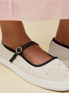 Keds Square Toe Mary Jane Woven